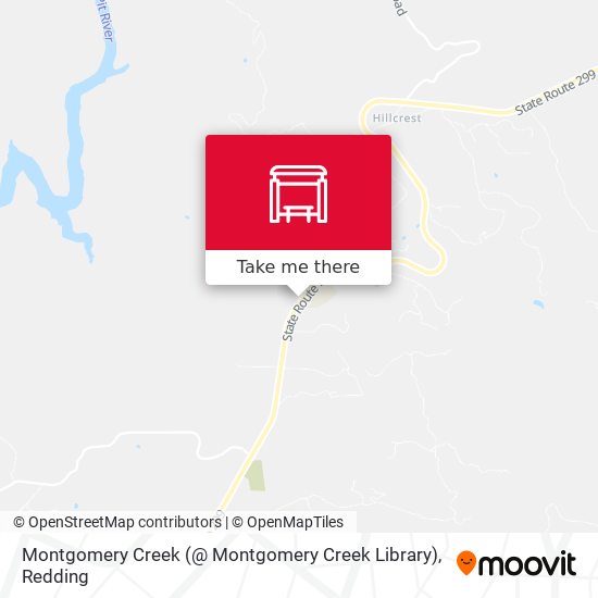 Montgomery Creek (@ Montgomery Creek Library) map