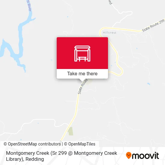 Mapa de Montgomery Creek (Sr 299 @ Montgomery Creek Library)