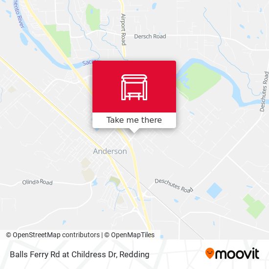 Balls Ferry Rd at Childress Dr map