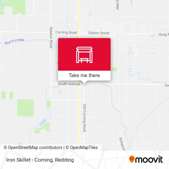Mapa de Iron Skillet - Corning