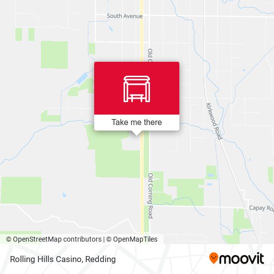 Rolling Hills Casino map