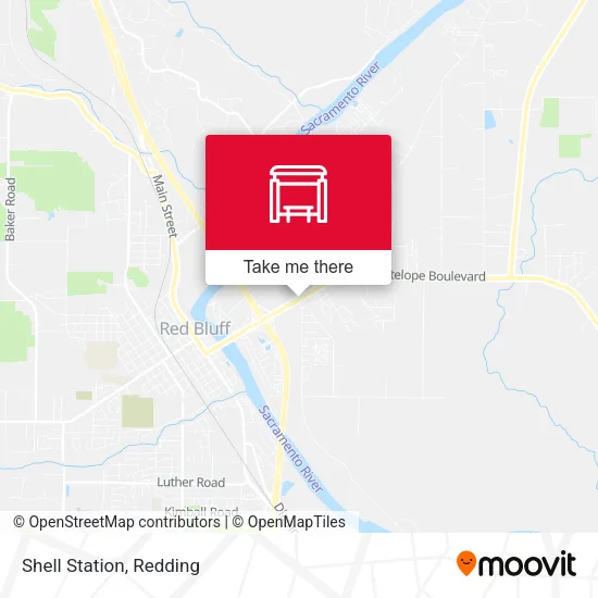 Mapa de Shell Station