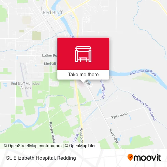 St. Elizabeth Hospital map