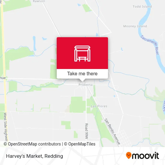 Harvey's Market map