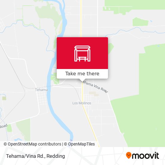 Tehama/Vina Rd. map