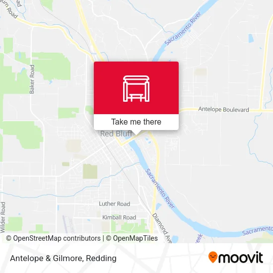 Antelope & Gilmore map
