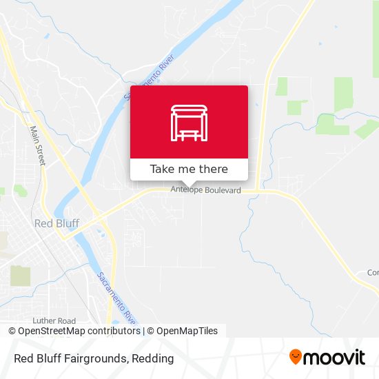 Red Bluff Fairgrounds map