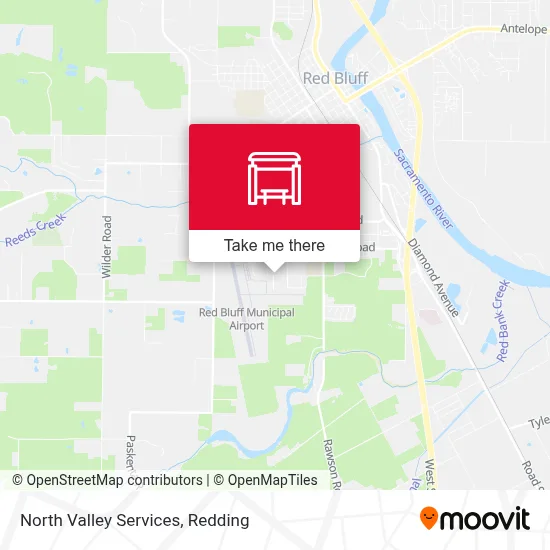 North Valley Services map