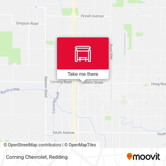 Mapa de Corning Chevrolet