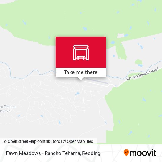 Fawn Meadows - Rancho Tehama map