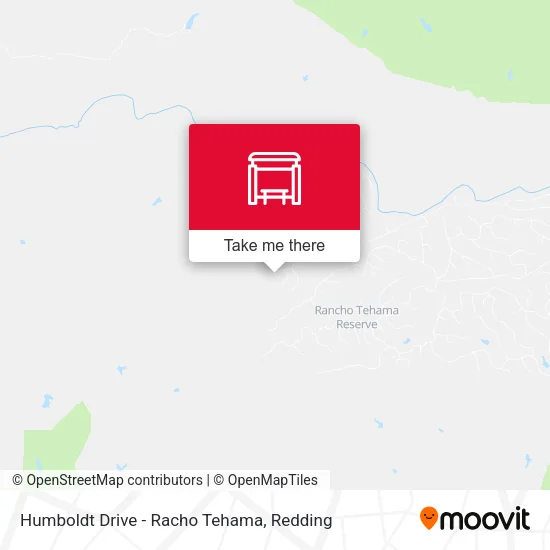 Mapa de Humboldt Drive - Racho Tehama