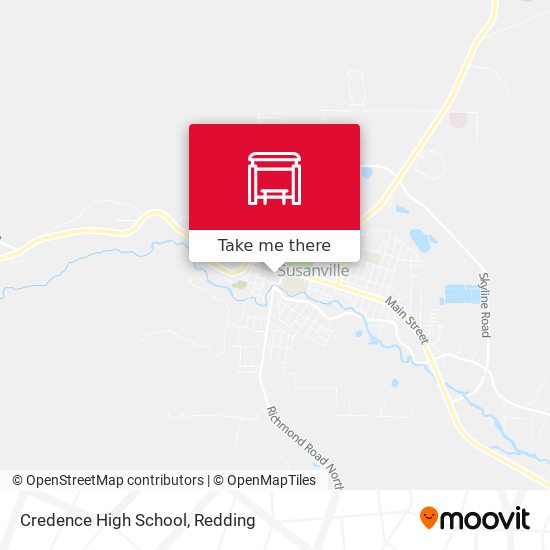 Credence High School map