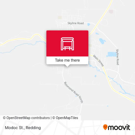Mapa de Modoc St.