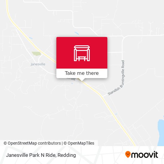 Janesville Park N Ride map