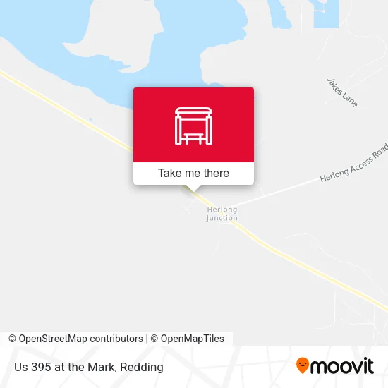 Mapa de Us 395 at the Mark