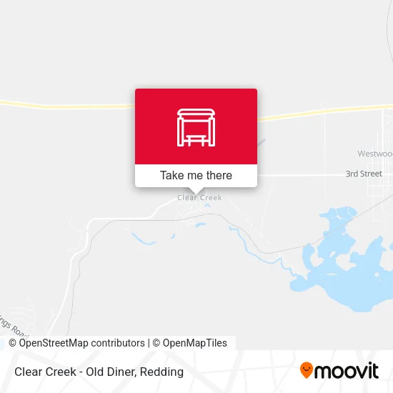 Mapa de Clear Creek - Old Diner