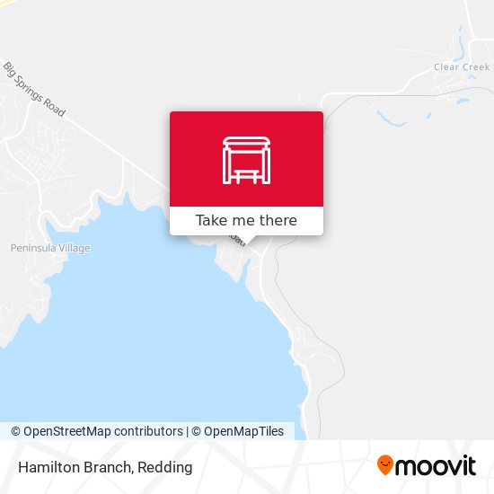 Hamilton Branch map