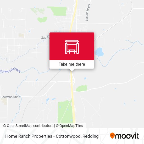Home Ranch Properties - Cottonwood map