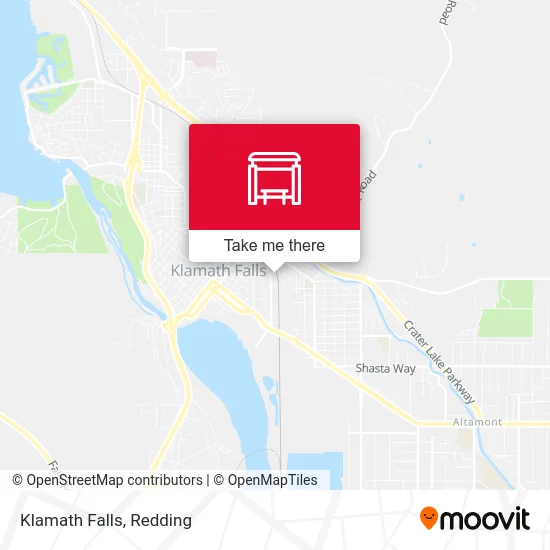Klamath Falls map