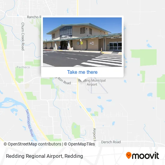 Mapa de Redding Regional Airport