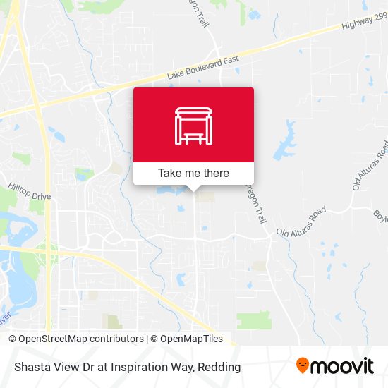 Mapa de Shasta View Dr at Inspiration Way