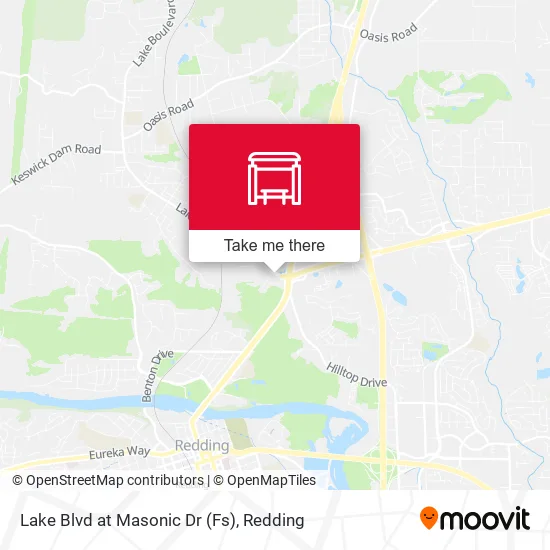 Mapa de Lake Blvd at Masonic Dr (Fs)
