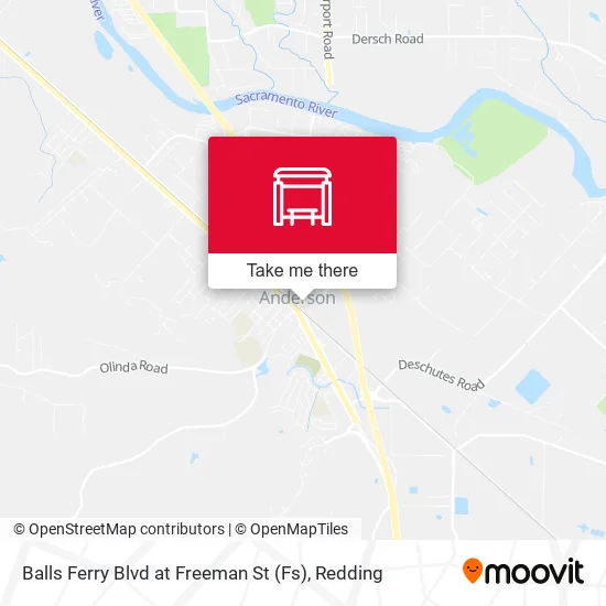 Mapa de Balls Ferry Blvd at Freeman St (Fs)