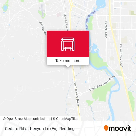 Mapa de Cedars Rd at Kenyon Ln (Fs)