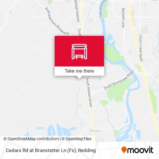 Cedars Rd at Branstetter Ln (Fs) map