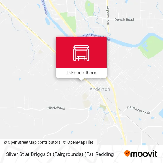 Mapa de Silver St at Briggs St (Fairgrounds) (Fs)