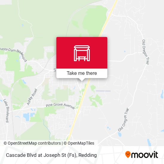 Cascade Blvd at Joseph St (Fs) map