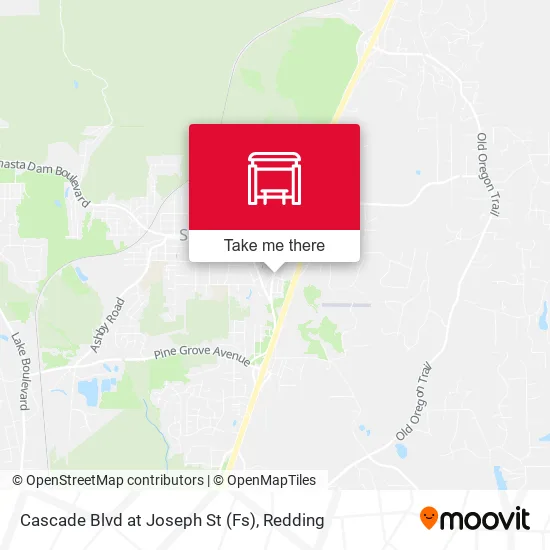 Mapa de Cascade Blvd at Joseph St (Fs)