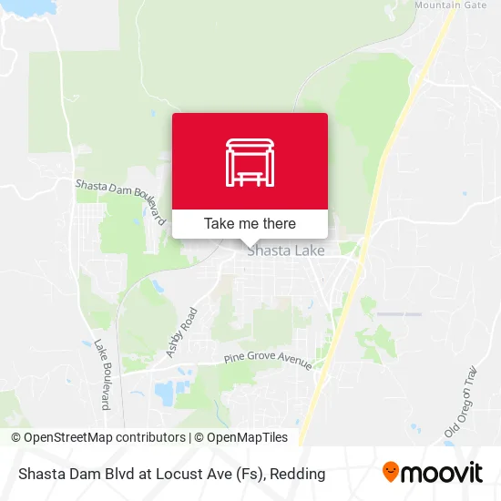 Mapa de Shasta Dam Blvd at Locust Ave (Fs)