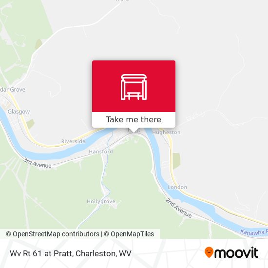 Mapa de Wv Rt 61 at Pratt