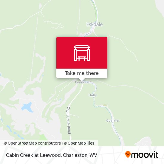 Cabin Creek at Leewood map