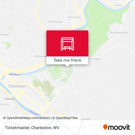 Mapa de Ticketmaster
