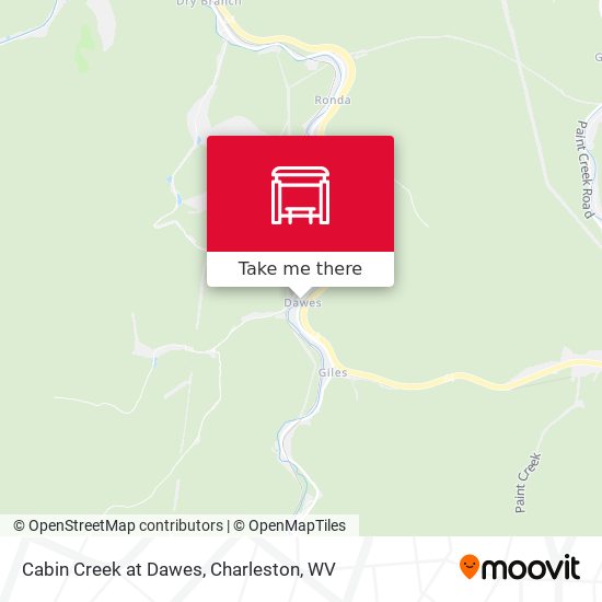 Mapa de Cabin Creek at Dawes