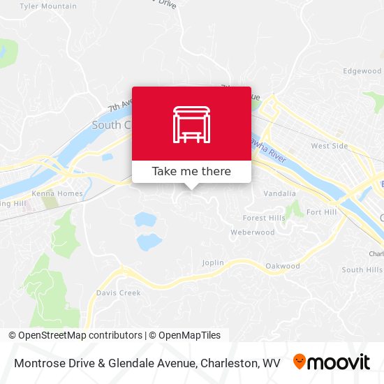 Mapa de Montrose Drive & Glendale Avenue