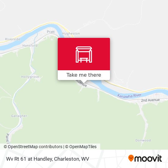 Mapa de Wv Rt 61 at Handley