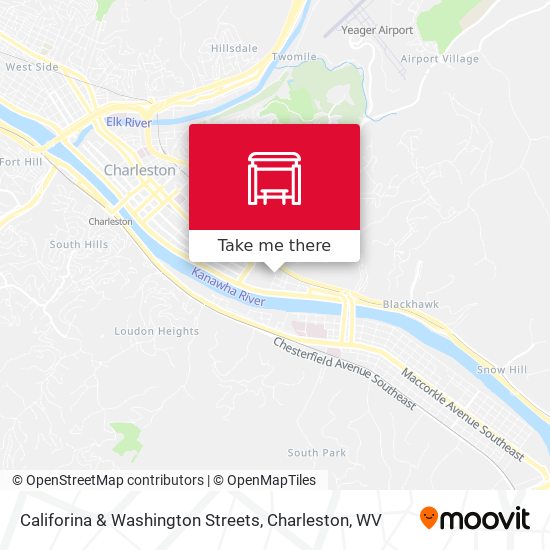 Mapa de Califorina & Washington Streets