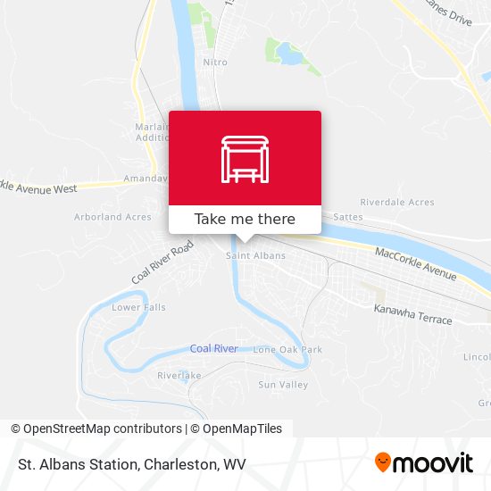 Mapa de St. Albans Station
