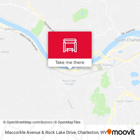 Maccorkle Avenue & Rock Lake Drive map