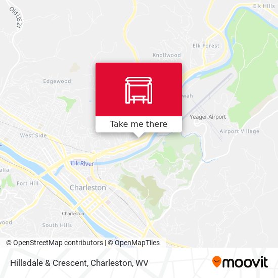 Hillsdale & Crescent map