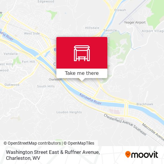 Mapa de Washington Street East & Ruffner Avenue