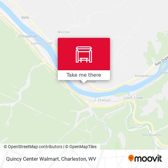 Mapa de Quincy Center Walmart