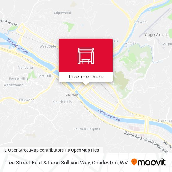 Lee Street East & Leon Sullivan Way map