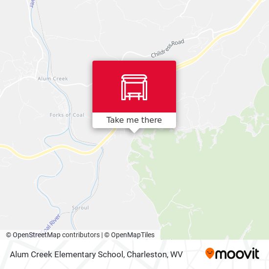 Alum Creek Elementary School map