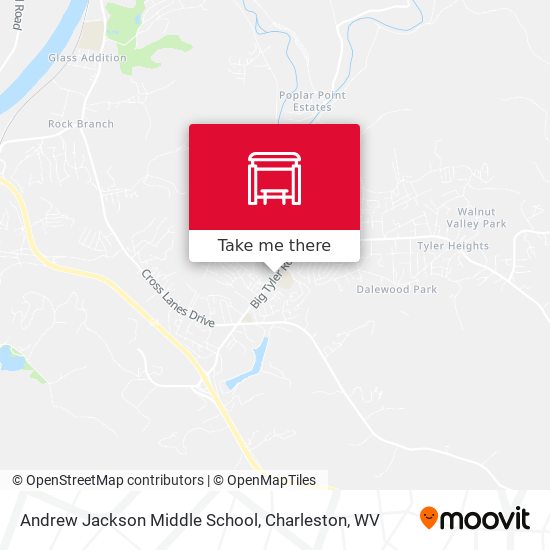 Mapa de Andrew Jackson Middle School