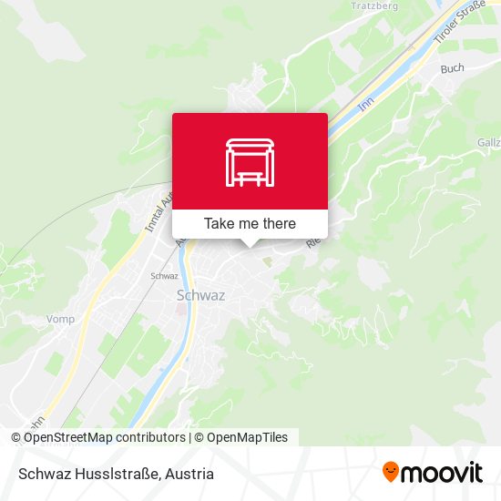 Schwaz Husslstraße map