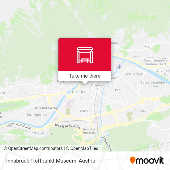 Innsbruck Treffpunkt Museum map